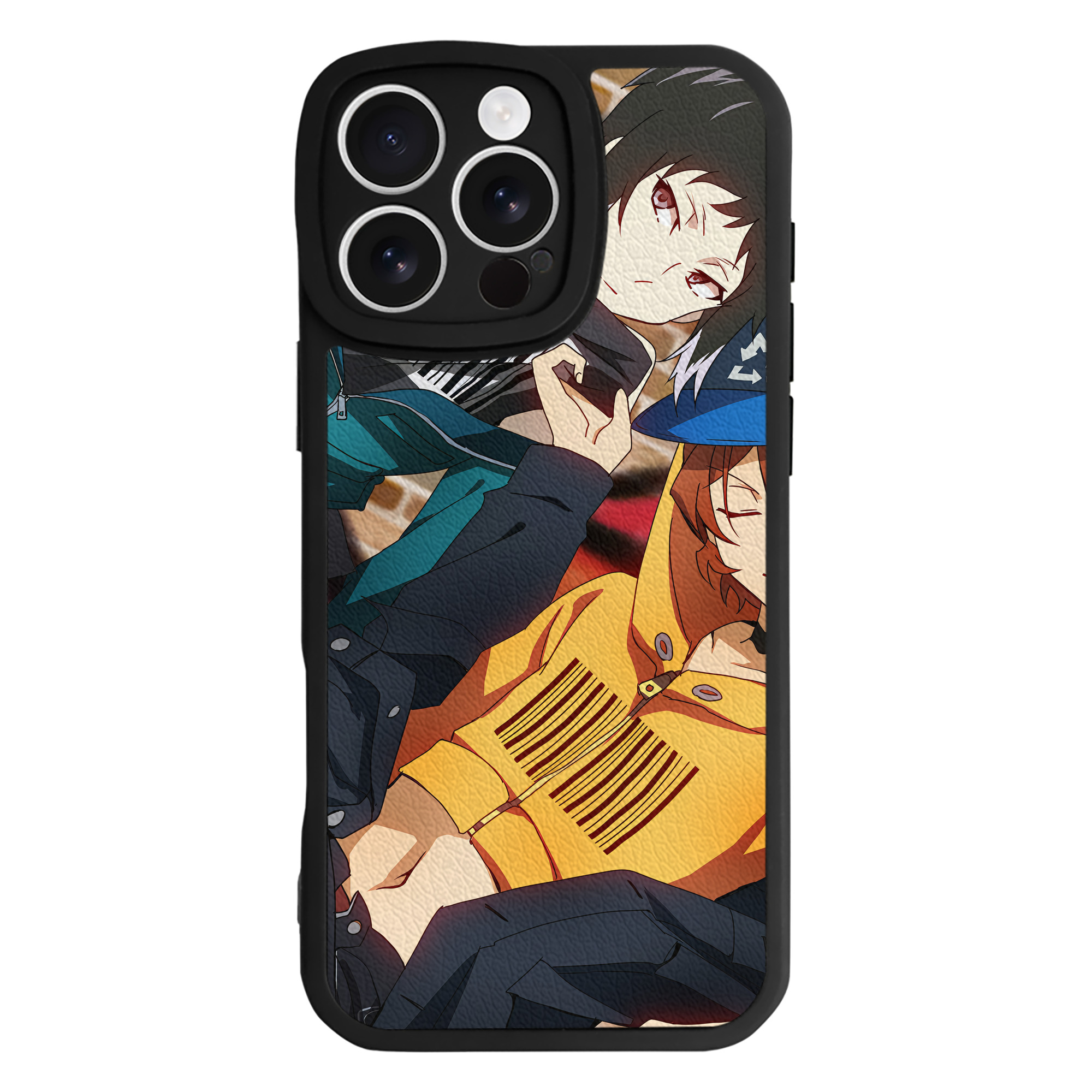 （画像用） 文豪ストレイドッグス Bungo Stray Dogs 【iPhone 16シリーズ対応】シリコンスマホケース（レザー調） 材質：シリコン